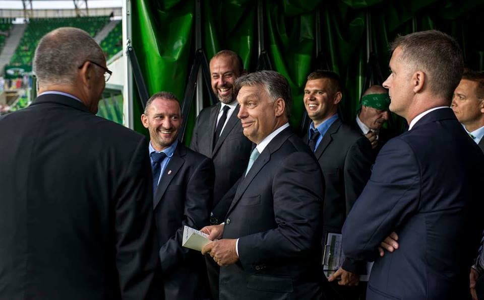 Orbán Viktor Fradi stadion avatóján