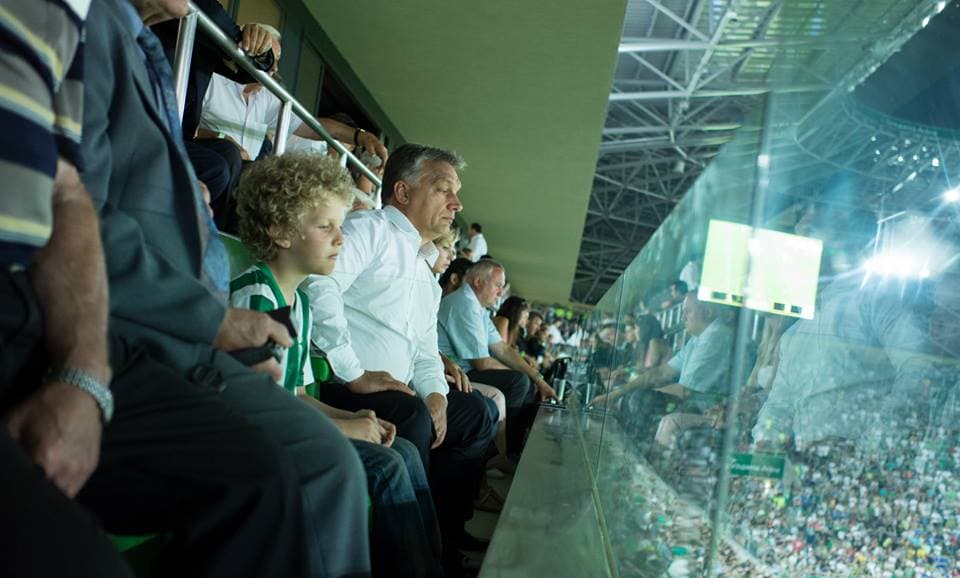 Orbán Viktor Fradi stadion avatóján