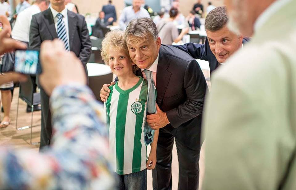 Orbán Viktor Fradi stadion avatóján