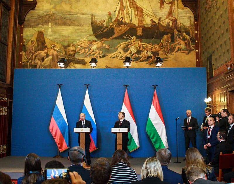 Putyin Budapesten