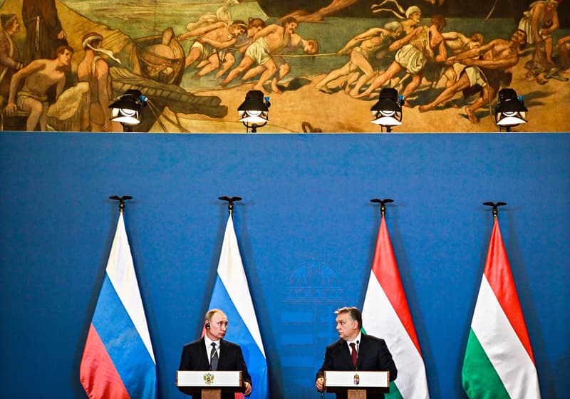 Putyin Budapesten