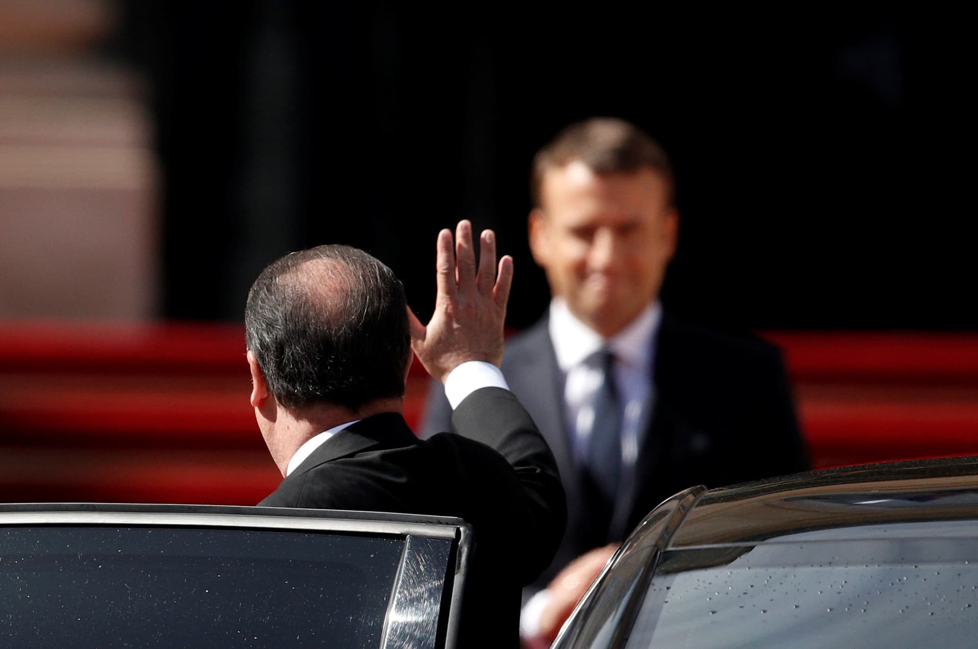 Macron beiktatás