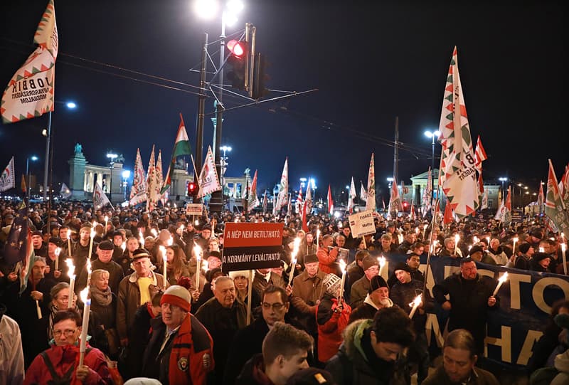 jobbik tüntetés