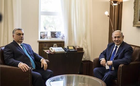 Orbán Viktor izraelben
