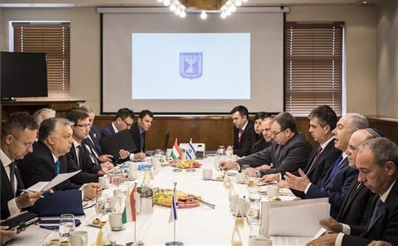 Orbán Viktor izraelben