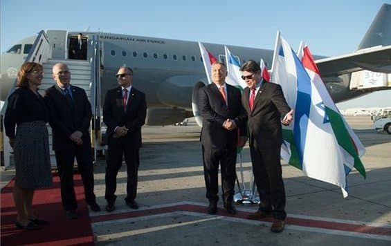 Orbán Viktor izraelben