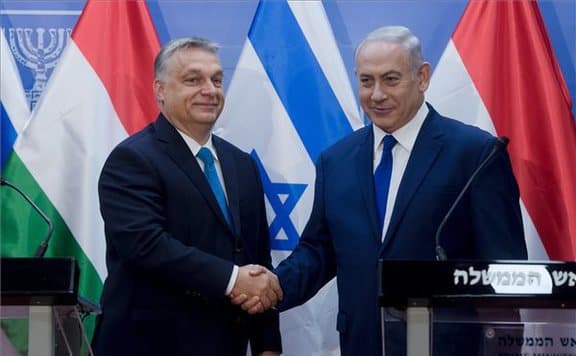 Orbán Viktor izraelben