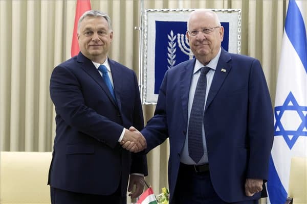 Orbán Viktor izraelben