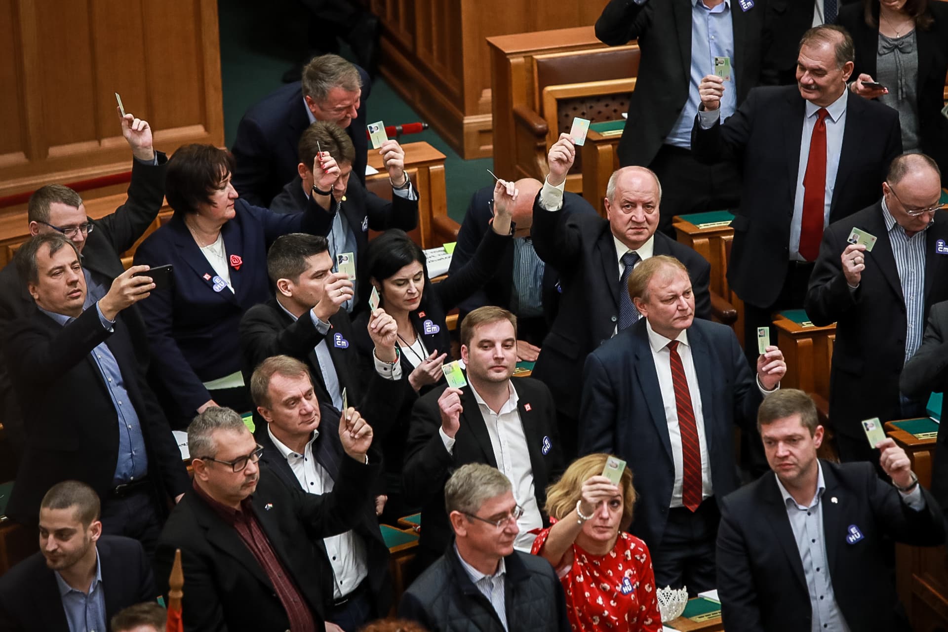 Botrány a parlamentben