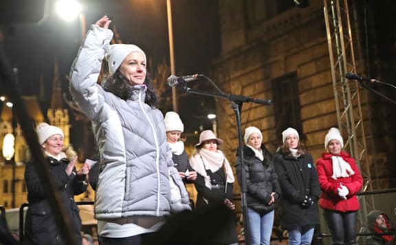 Vasárnapi tüntetés Ficsor Márton képei