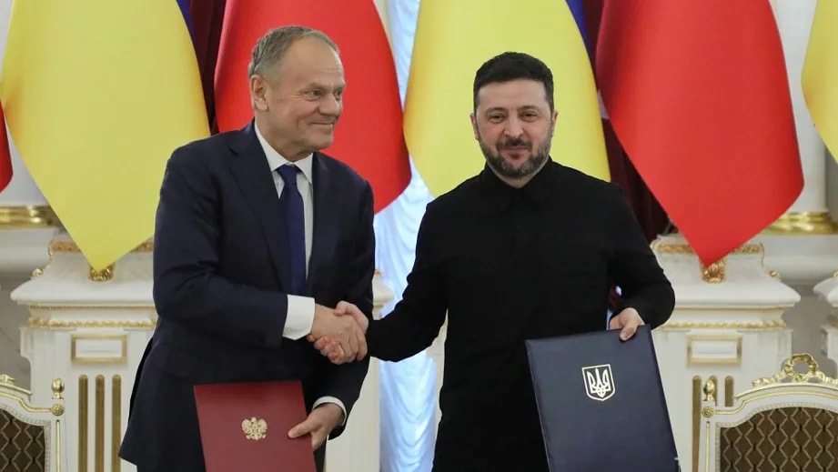 Lublinban találkozott az ukrán elnök és a lengyel miniszterelnök