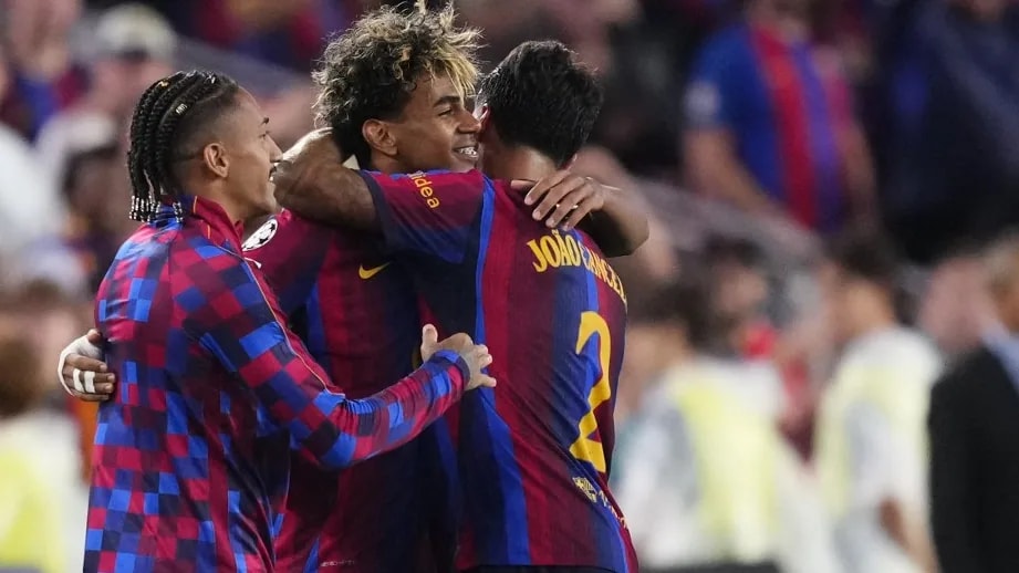 Raphinha vezérletével a Barcelona megint öt gólt szerzett