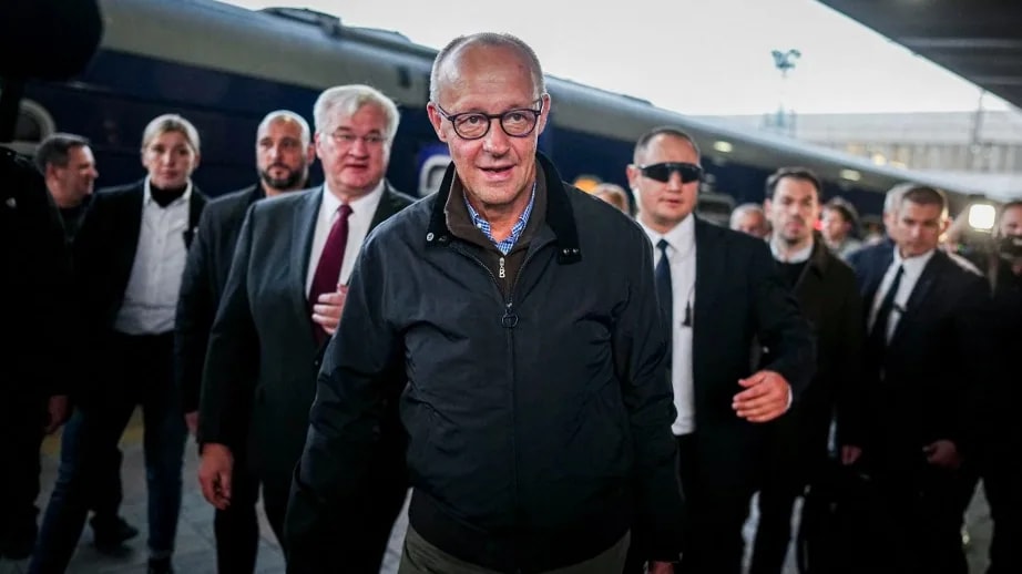 Merz kancellár Kijevbe érkezett, Németország újabb támogatást nyújt Ukrajnának