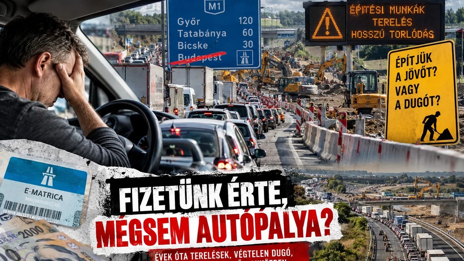 Fizetünk érte, de mégsem autópálya? 