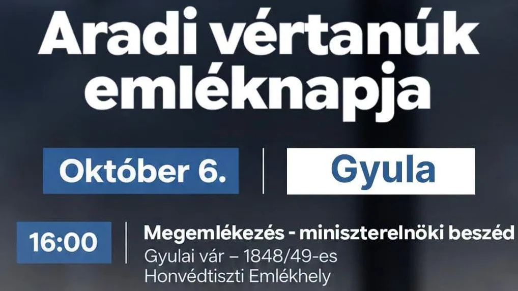 A miniszterelnök mond beszédet a nemzeti gyásznapon