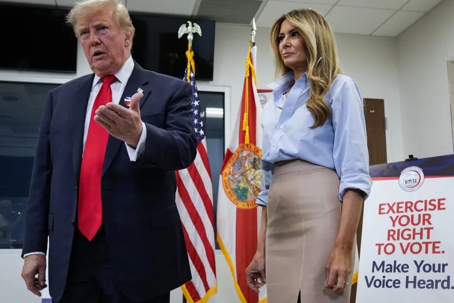 Donald Trump előzeseten leadta a szavazatát 