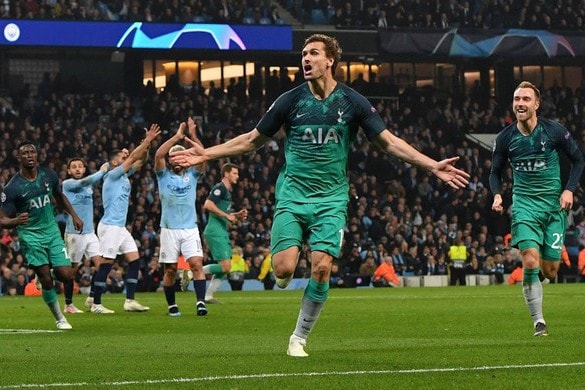 Óriási dráma végén jutott tovább a Tottenham a BL-ben