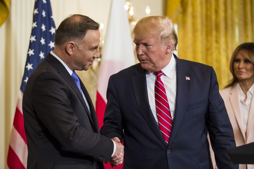 Varsó: „Mérföldkő” Trump és Duda közös nyilatkozata a védelmi együttműködésről