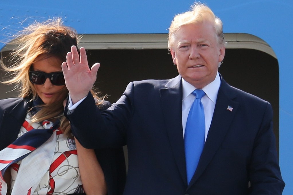 Megérkezett Londonba Donald Trump