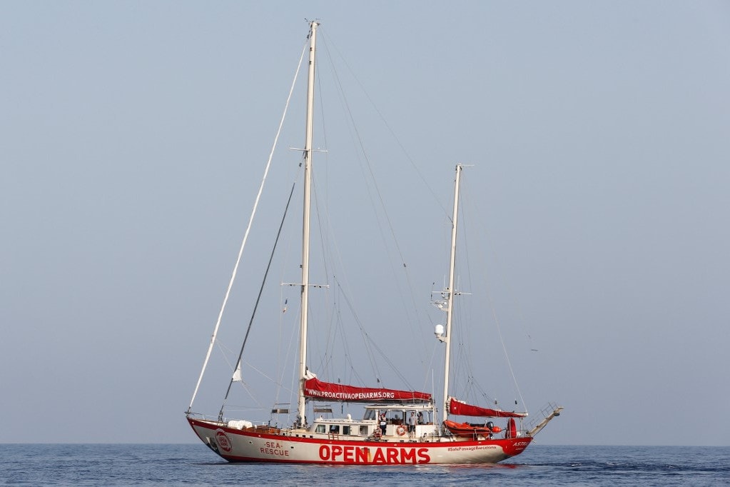 Olasz felségvizekre ért a Proactiva Open Arms szervezet hajója