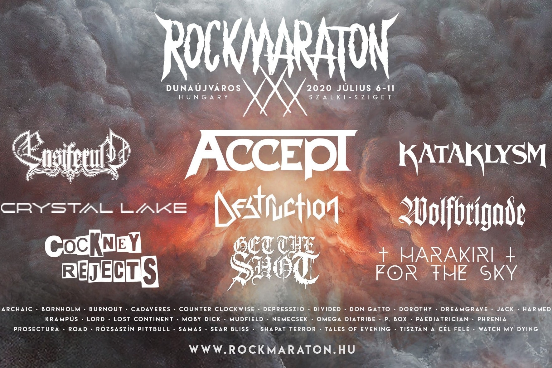 Bejelentették a 30. Rockmaraton első fellépőit