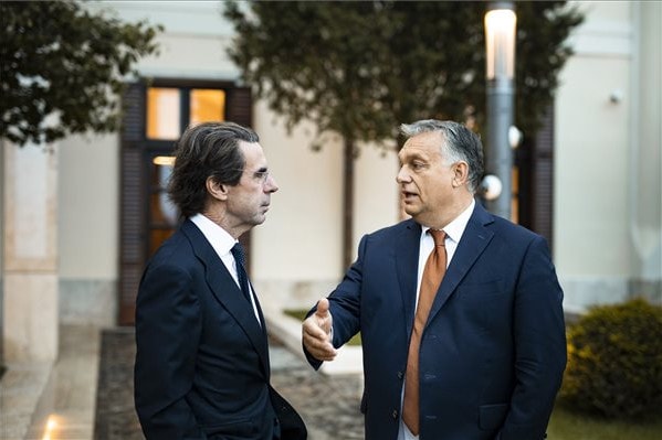 A volt spanyol kormányfővel tárgyalt Orbán Viktor