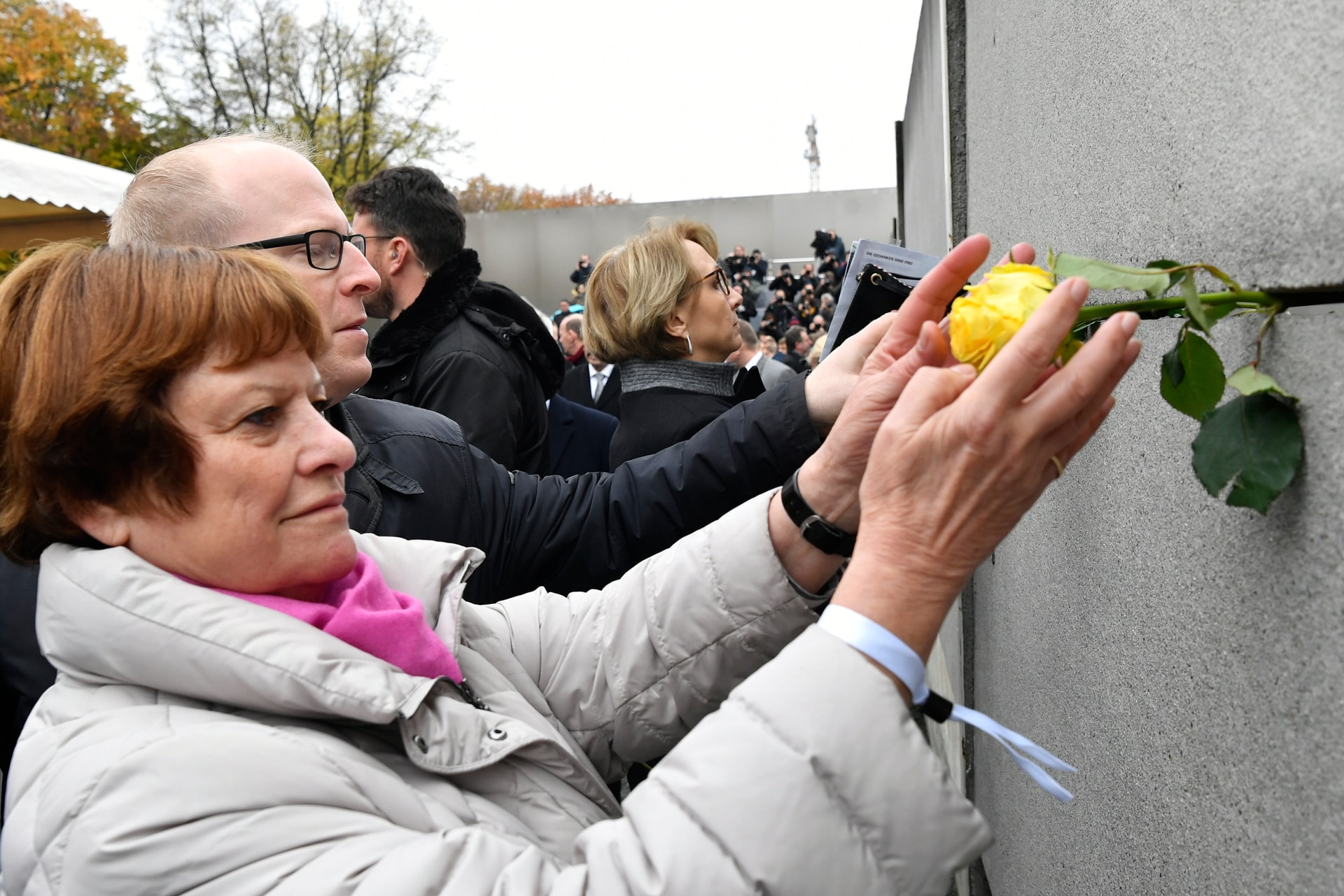 A német államfő köszönetet mondott a közép-európai népeknek a német újraegyesítésért