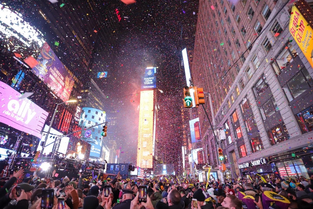 Idén több mint egymillió ember ünnepelhet a Times Square-n