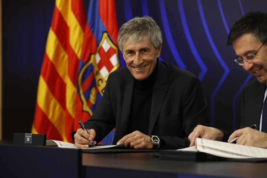 Cruyff hű követője a Barca kispadján: Quique Setién