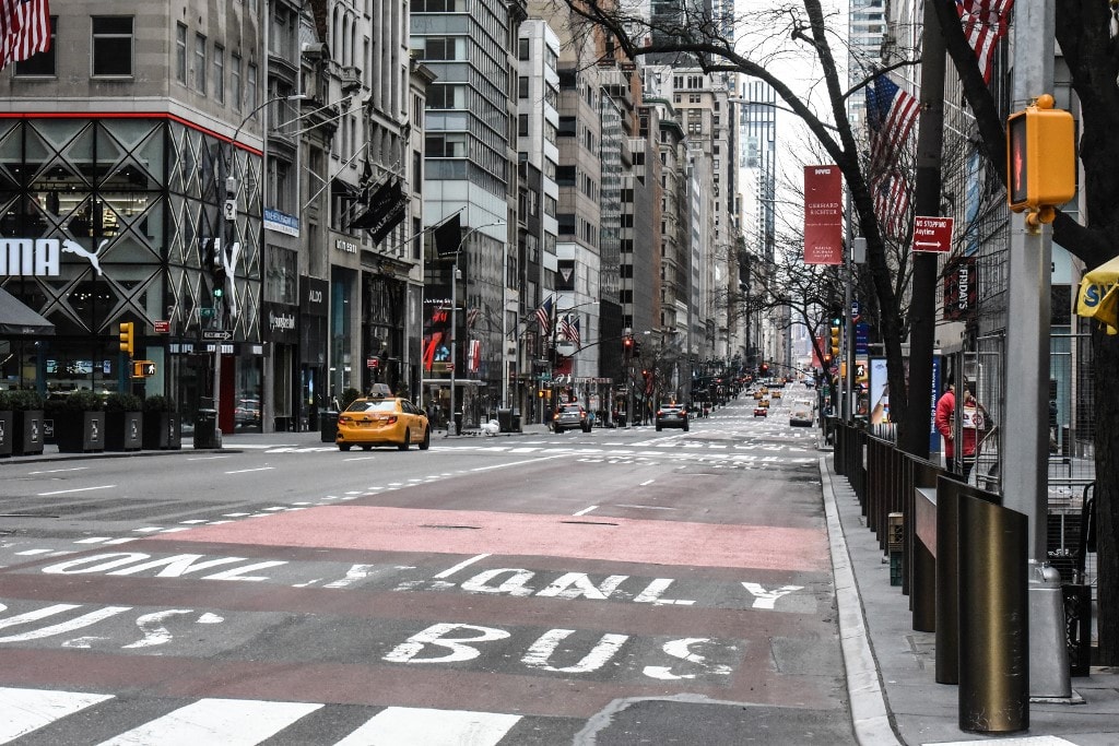 New Yorkban is megállt az élet
