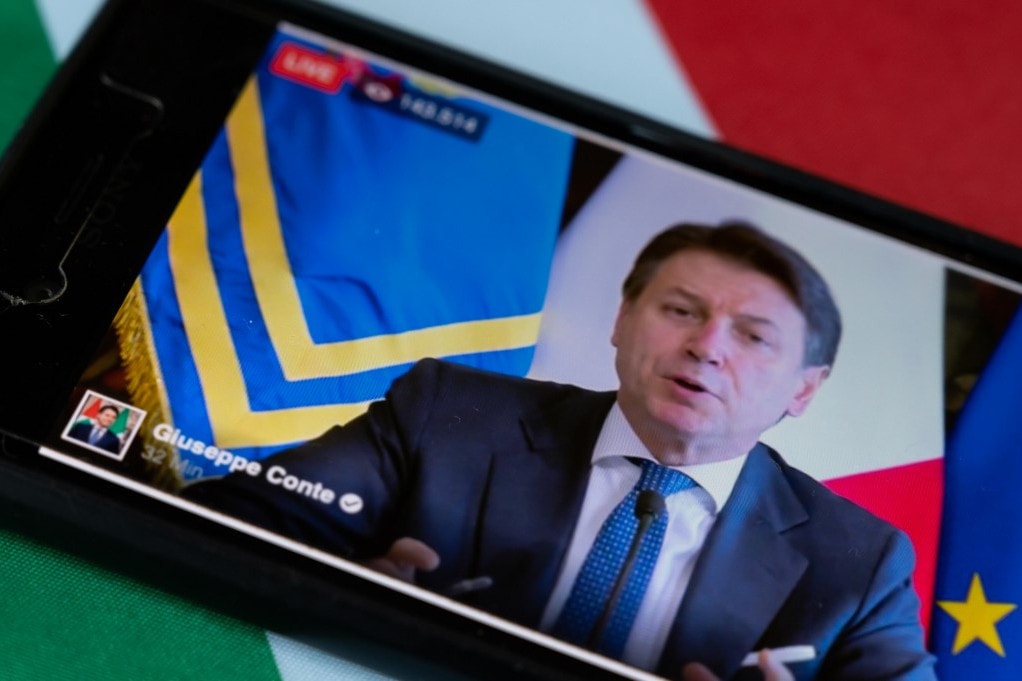 A Conte-kormány szétesését vetítették előre az olasz újságok