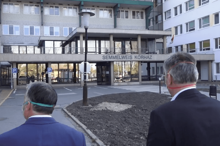 Európa legmodernebb mobil járványkórházát kereste fel Orbán Viktor