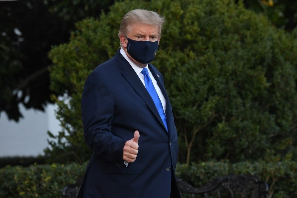 Trump közölte, hogy jól van