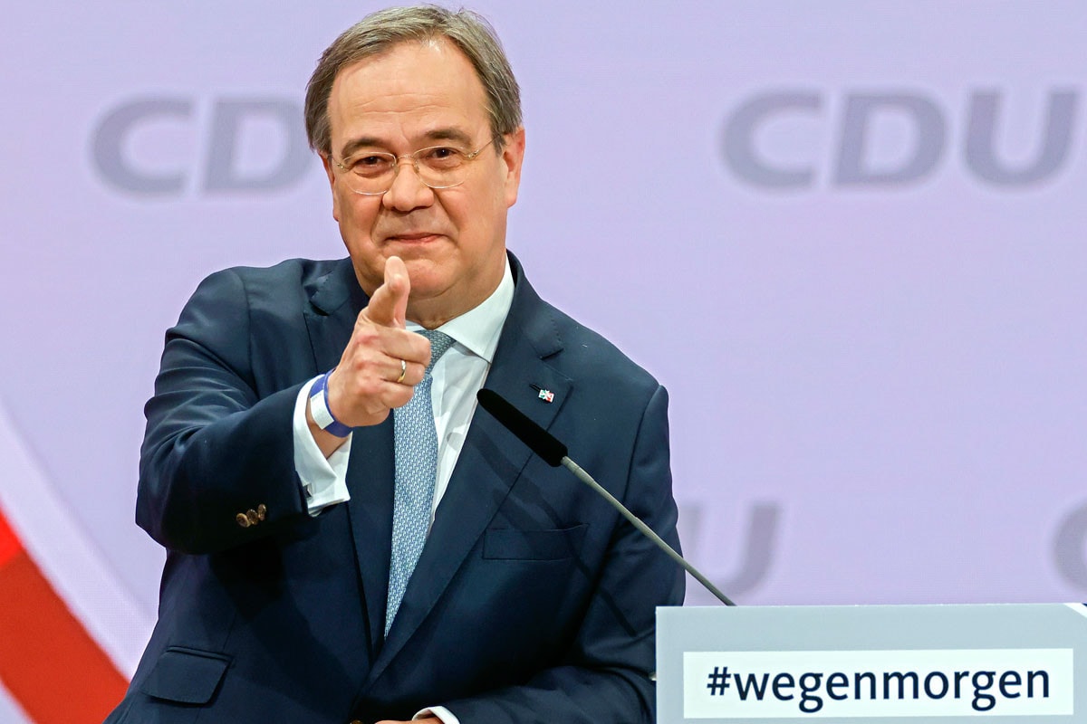 Armin Laschetet  választották  a CDU elnökének