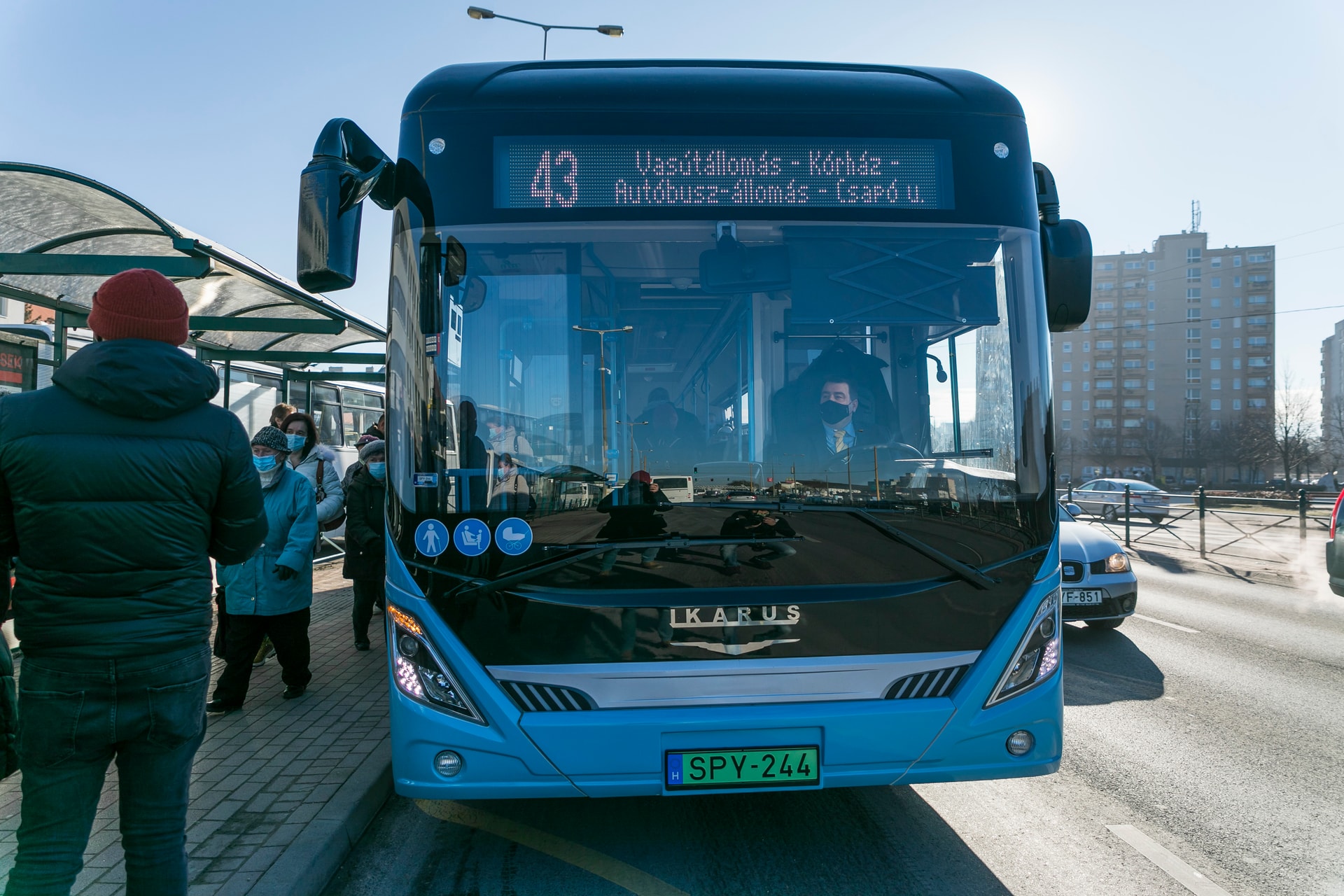 Elektromos Ikarus autóbusz közlekedik Székesfehérváron