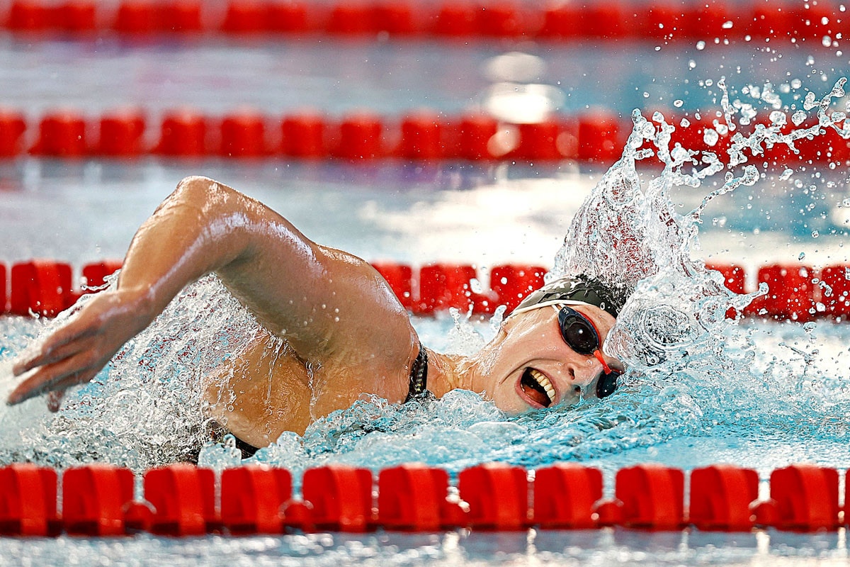 Az amerikai Katie Ledecky újra versenyezni kezdett