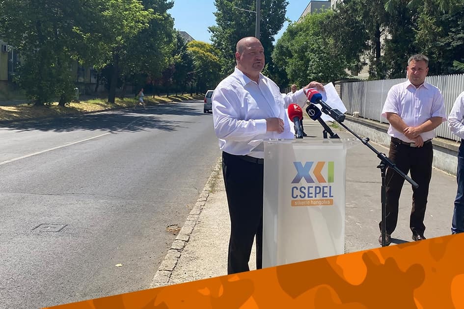 A  főváros helyett a kormány újítja fel a csepeli utakat