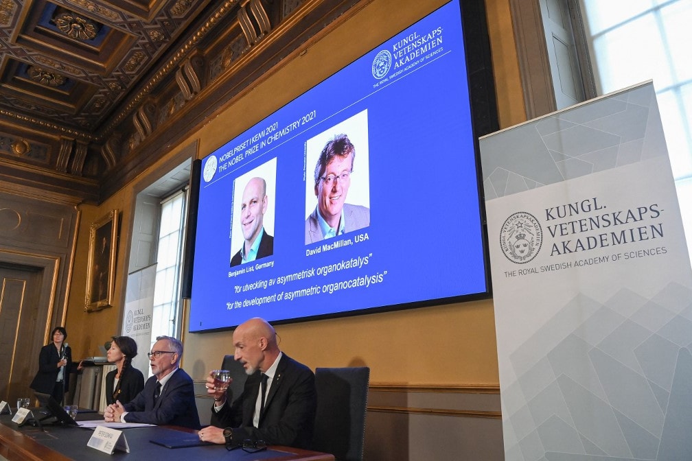A kémiai Nobel-díjat Benjamin List és David MacMillan kapta