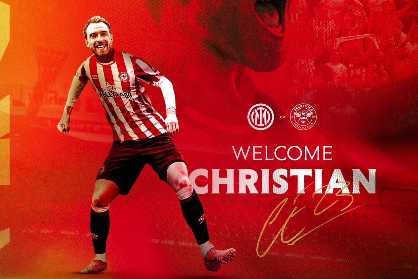 Szívrohama után alig több mint fél évvel a Brentfordhoz igazolt Eriksen