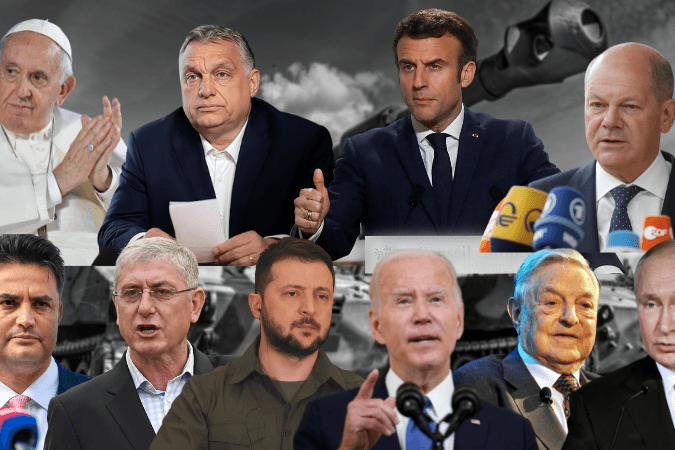 Orbánnál csak Ferenc pápa békepártibb