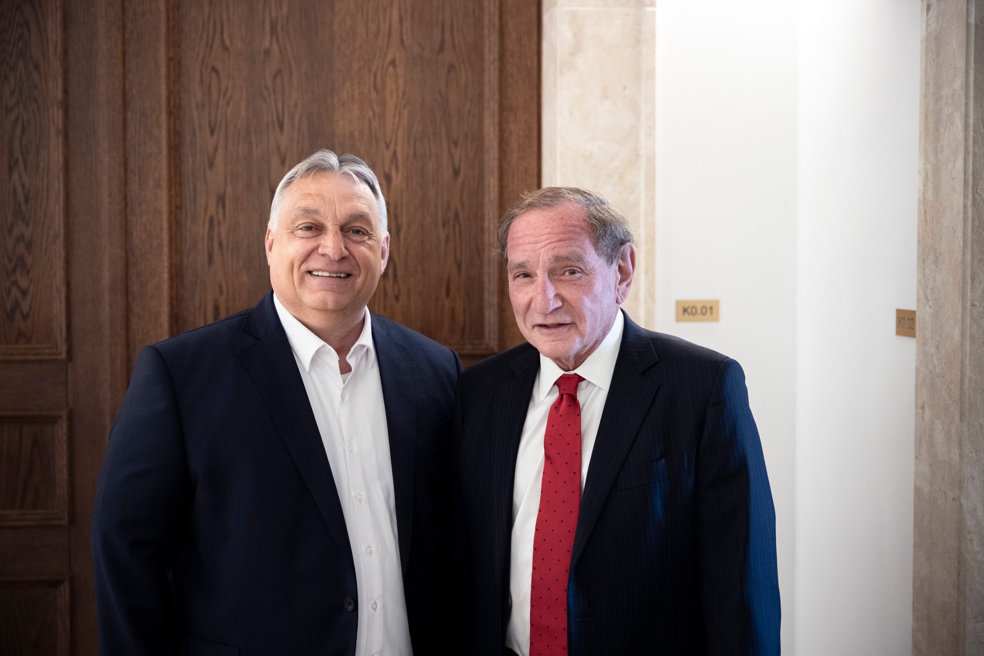 Orbán Viktor George Friedman nemzetközi geopolitikai elemzőt fogadta