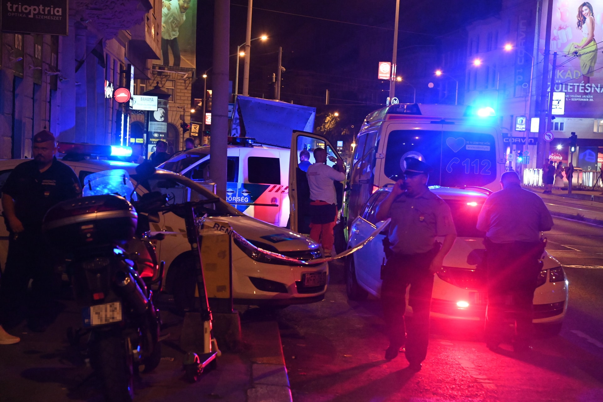 Nyomon van a rendőrség, őrizetbe vettek két embert a Ferenc körúton meghalt férfi ügyében