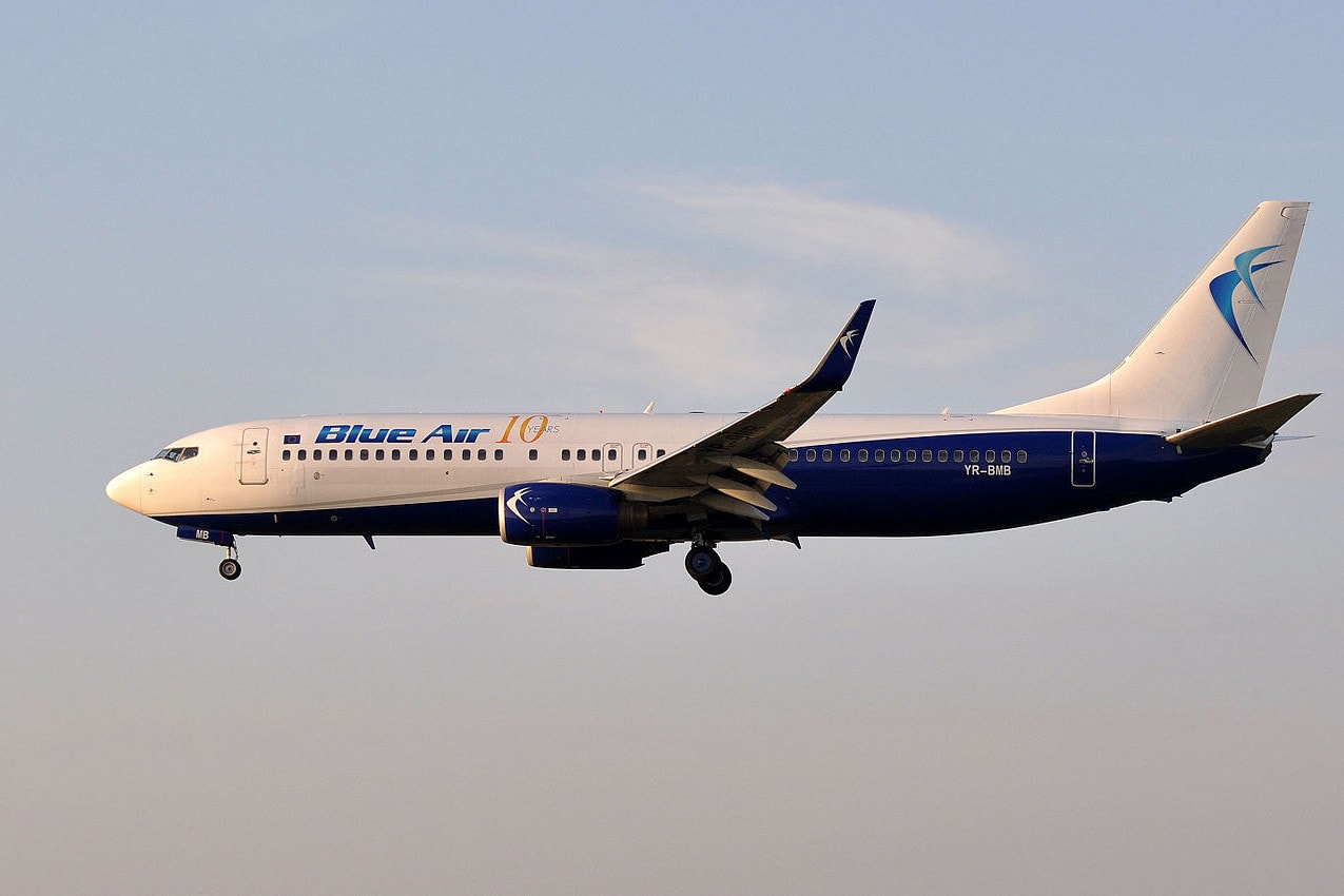 Megint elhalasztotta járatai indítását a Blue Air román légitársaság