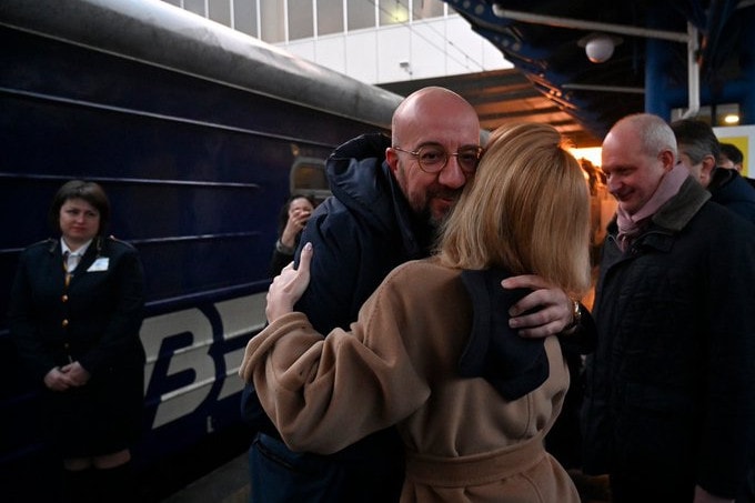 Charles Michel az uniós támogatásról tárgyal Kijevben