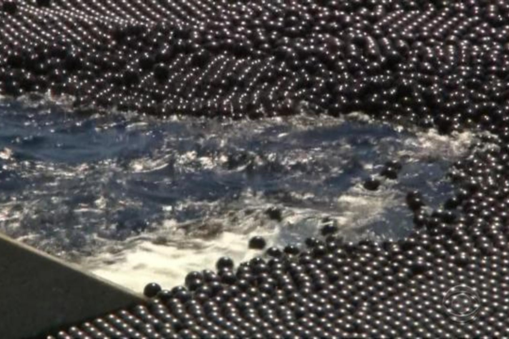 Mit keres kilencvenhatmillió fekete labda egy víztározóban?