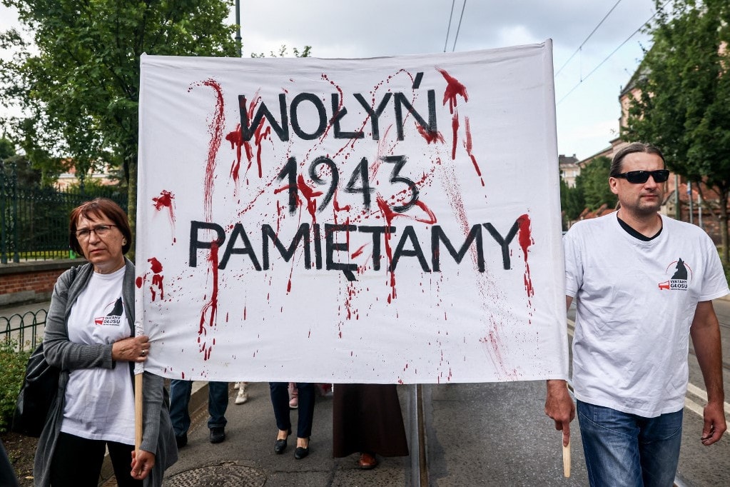 Az ukrán parlament elnöke részvétet nyilvánított a volhíniai mészárlásban áldozatul esett lengyelek hozzátartozóinak