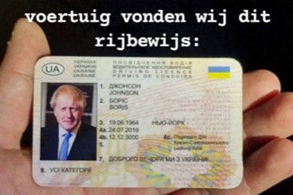 A holland rendőrség ittas vezetés miatt őrizetbe vett egy ál-Boris Johnsont
