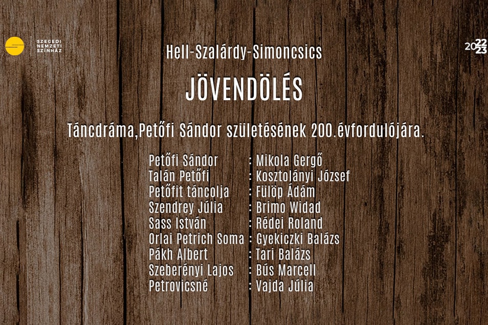 Jövendölés címen új táncdrámát mutatnak be Szegeden