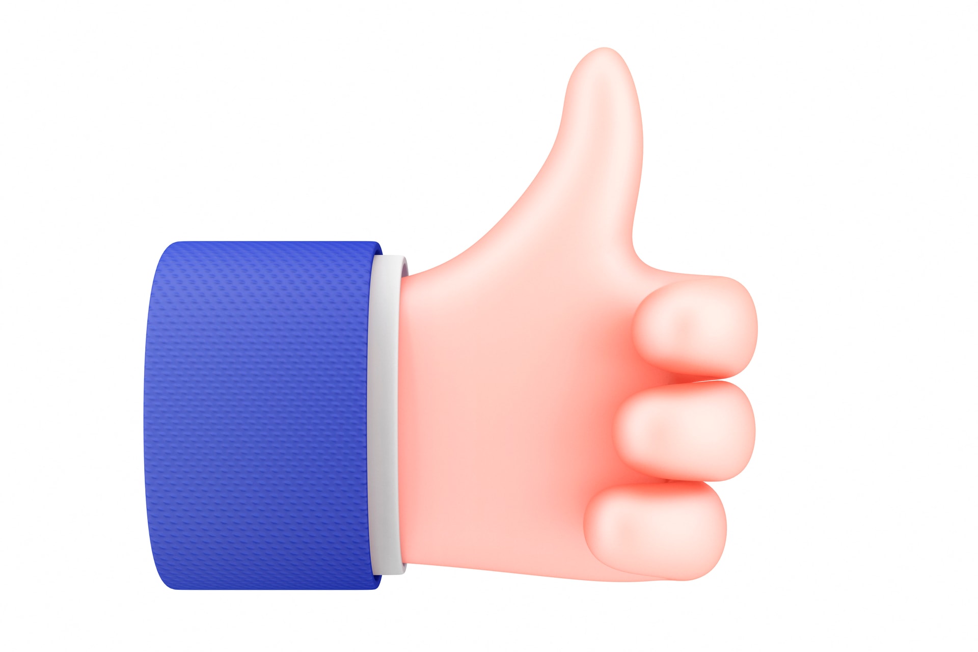 Bajba sodorhatja a felfelé mutató hüvelykujj emoji