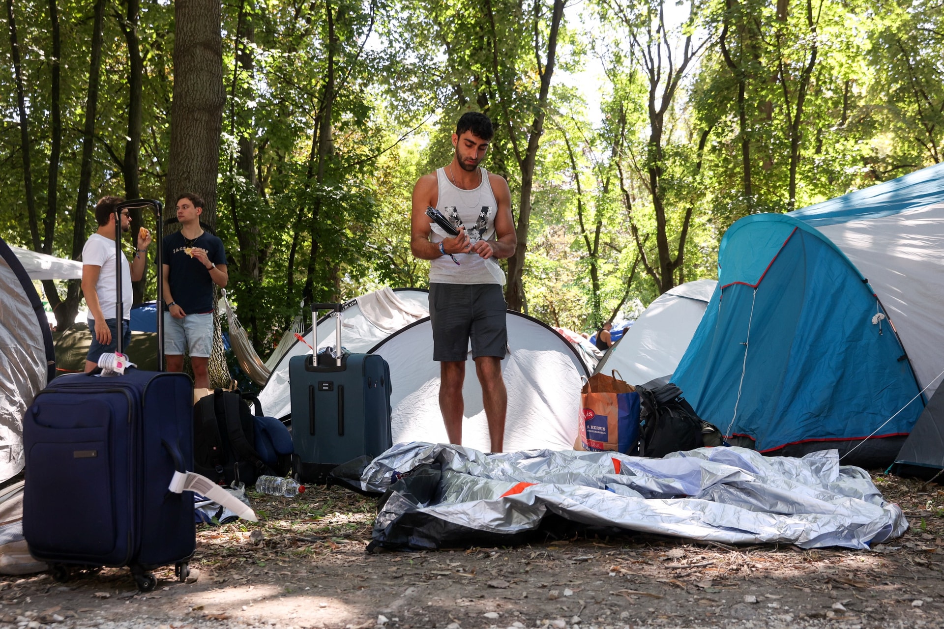 Rászorulók kapják meg a Sziget Fesztiválon hátrahagyott sátrakat